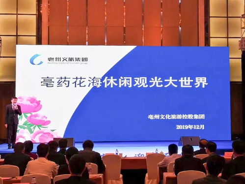 亳州旅游開發項目亮相2019年安徽粵港澳大灣區文化旅游推介會